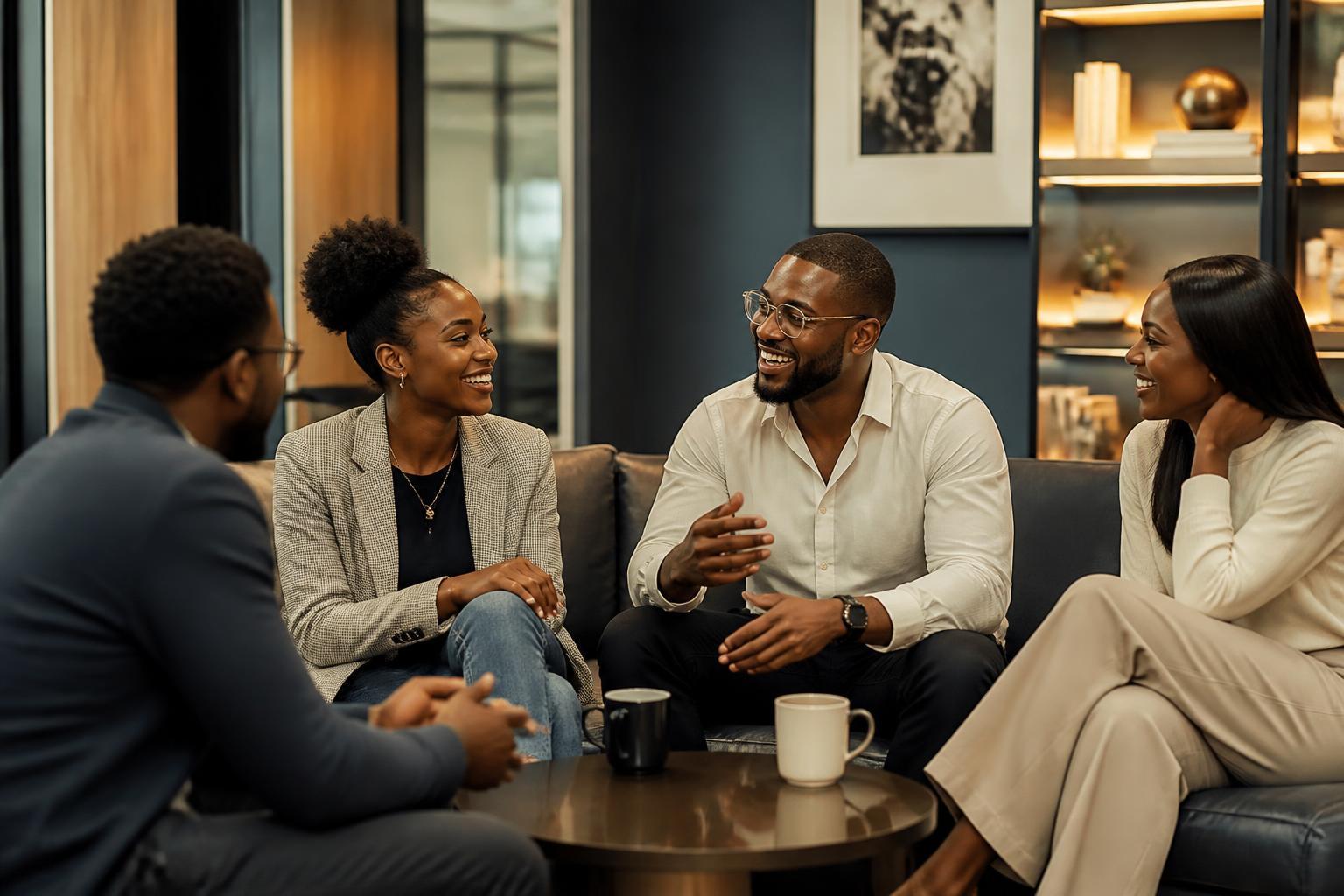 Professionals seated in conversation at an ACT Nexus event